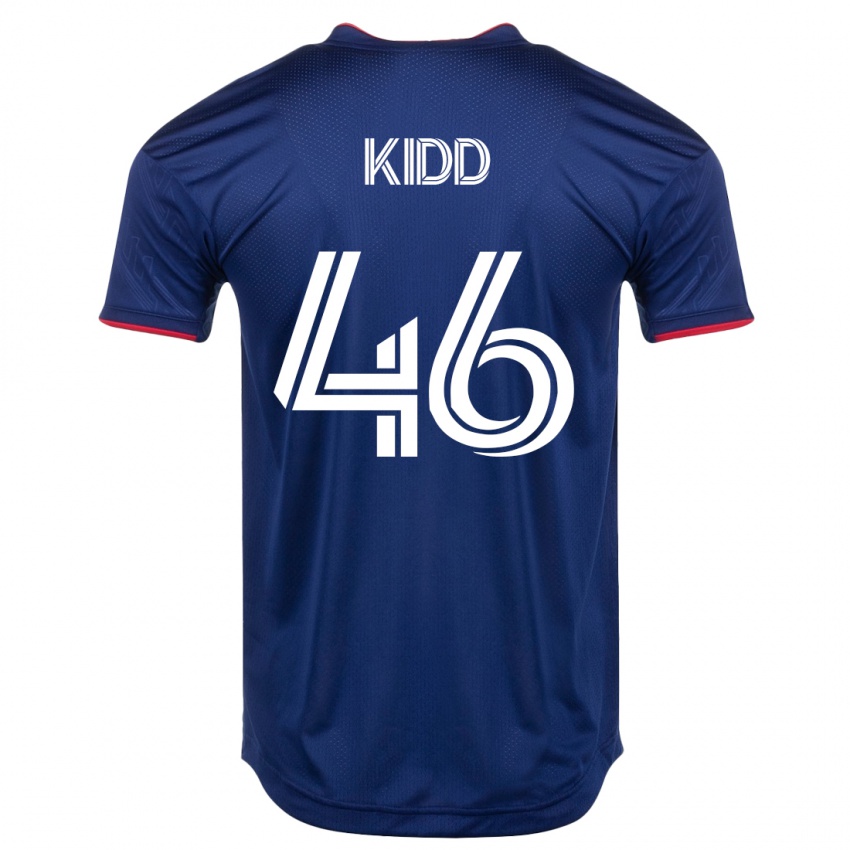 Heren Matteo Kidd #46 Marine Thuisshirt Thuistenue 2023/24 T-Shirt België