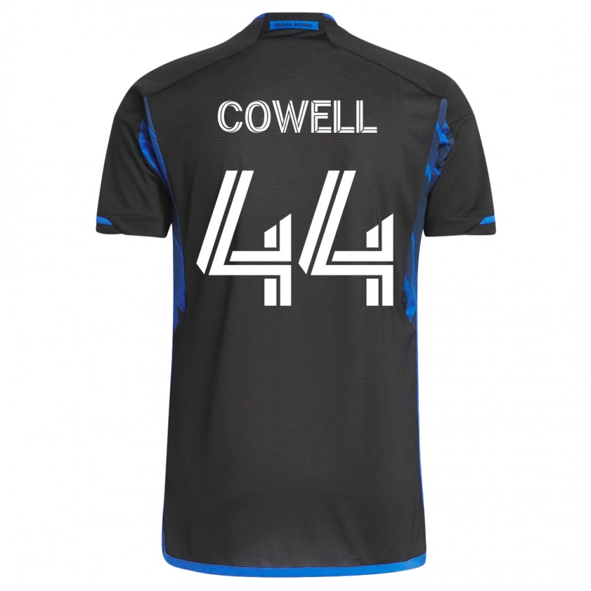 Heren Cade Cowell #44 Blauw Zwart Thuisshirt Thuistenue 2023/24 T-Shirt België