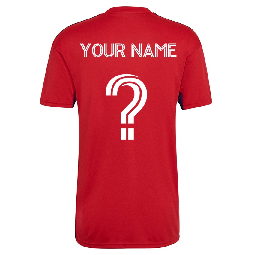 Herren Ihren Namen #0 Rot Heimtrikot Trikot 2023/24 T-Shirt Belgien