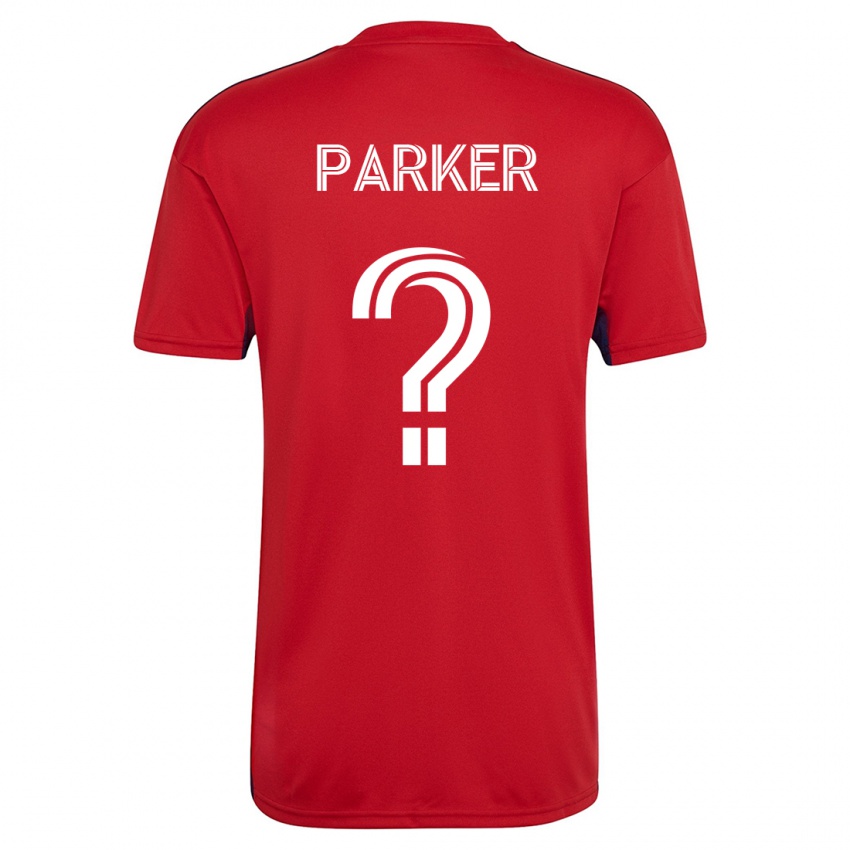 Herren Isaiah Parker #0 Rot Heimtrikot Trikot 2023/24 T-Shirt Belgien