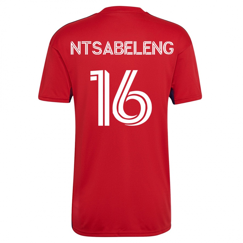 Herren Tsiki Ntsabeleng #16 Rot Heimtrikot Trikot 2023/24 T-Shirt Belgien