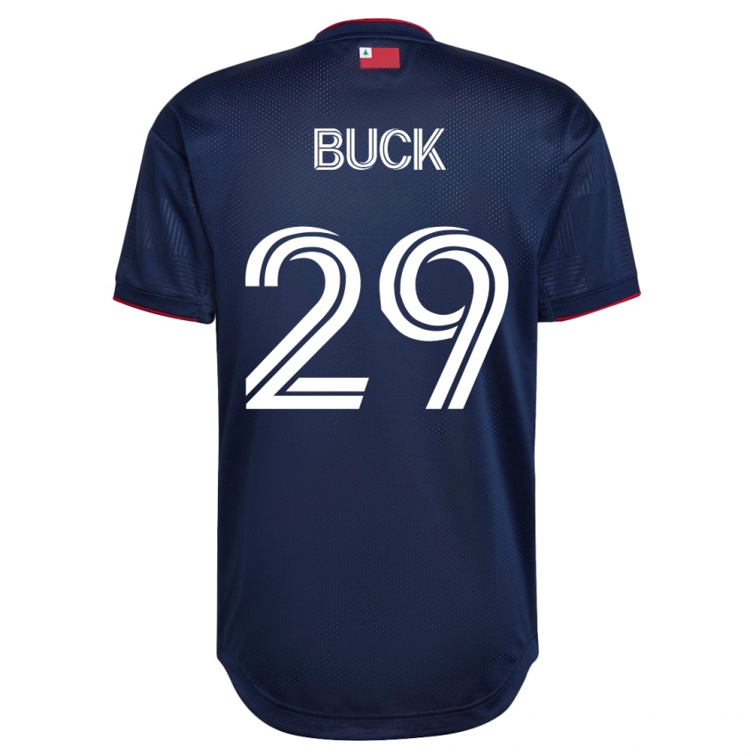 Herren Noel Buck #29 Marine Heimtrikot Trikot 2023/24 T-Shirt Belgien
