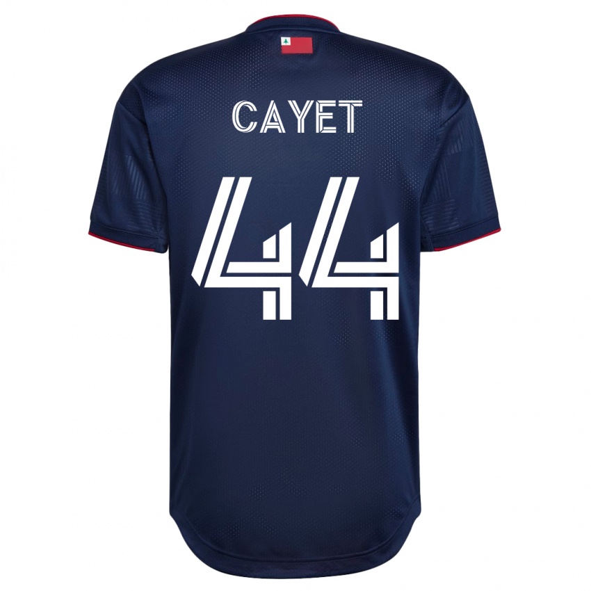 Heren Pierre Cayet #44 Marine Thuisshirt Thuistenue 2023/24 T-Shirt België