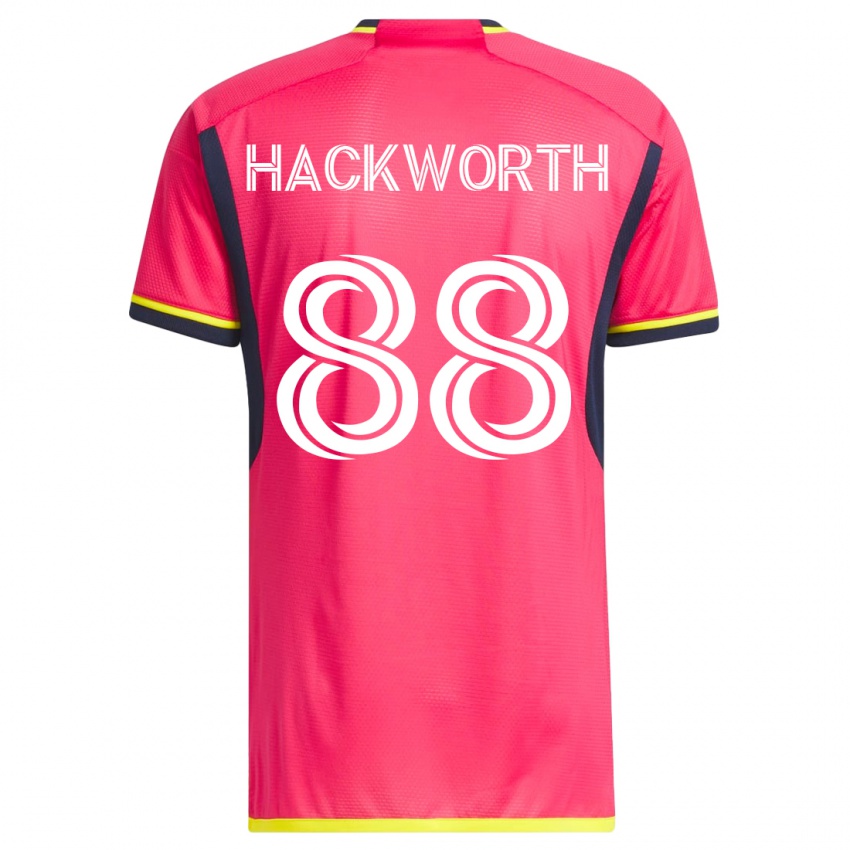 Heren Larsen Hackworth #88 Roze Thuisshirt Thuistenue 2023/24 T-Shirt België