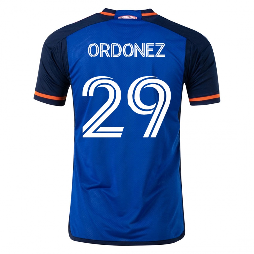 Herren Arquímides Ordóñez #29 Blau Heimtrikot Trikot 2023/24 T-Shirt Belgien