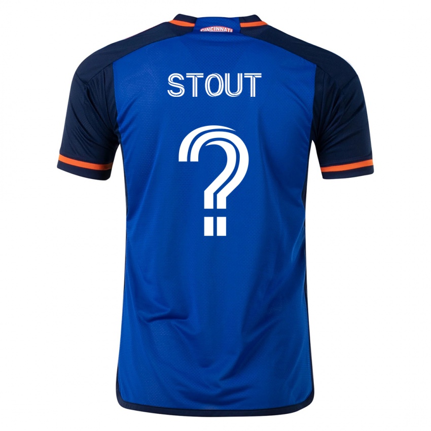 Herren Connor Stout #0 Blau Heimtrikot Trikot 2023/24 T-Shirt Belgien