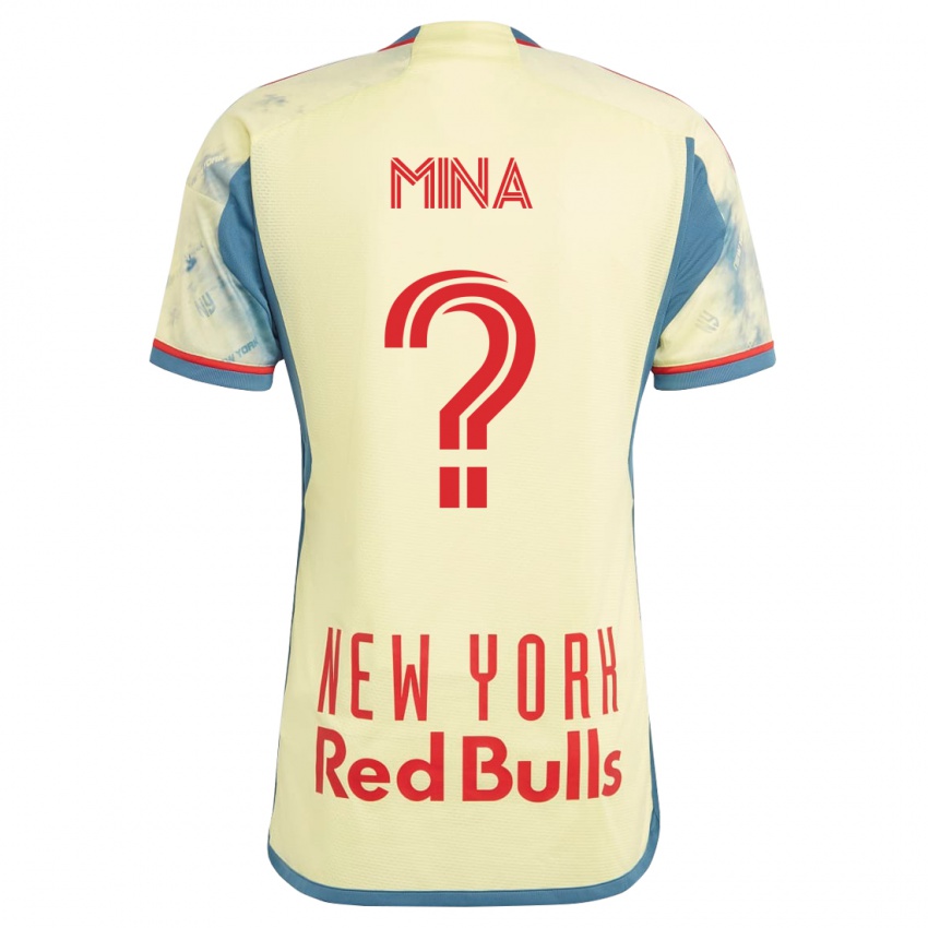 Herren Juan Mina #0 Gelb Heimtrikot Trikot 2023/24 T-Shirt Belgien