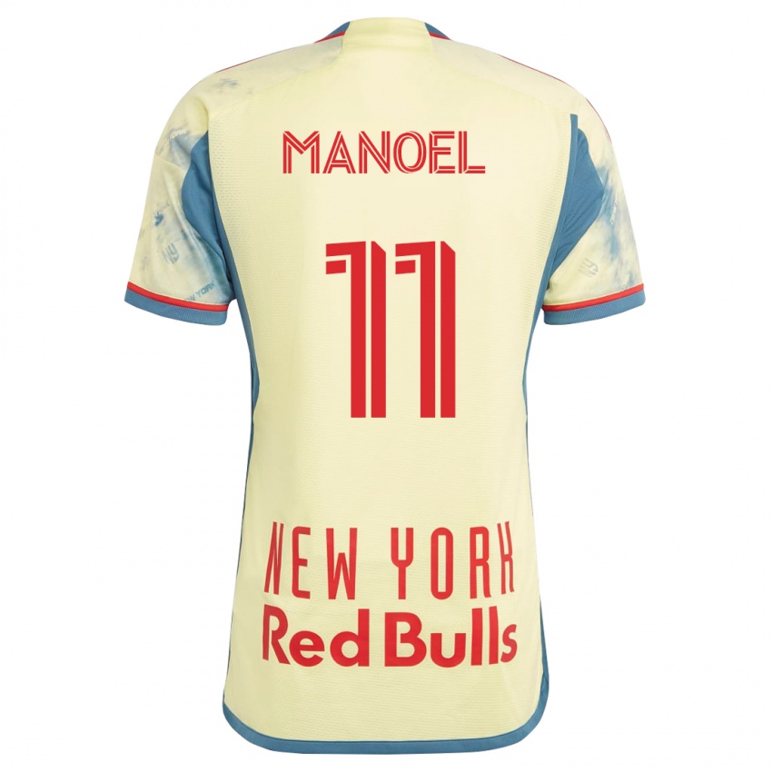 Heren Elias Manoel #11 Geel Thuisshirt Thuistenue 2023/24 T-Shirt België