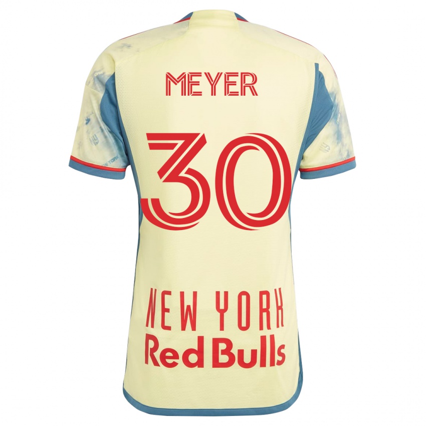 Heren Will Meyer #30 Geel Thuisshirt Thuistenue 2023/24 T-Shirt België