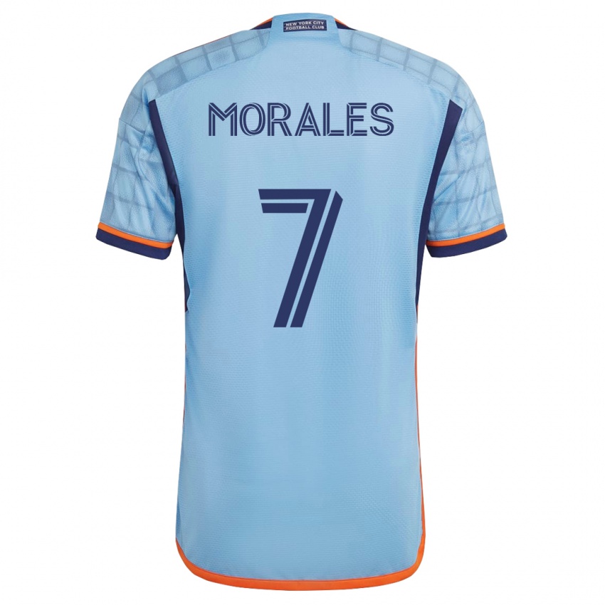 Herren Alfredo Morales #7 Blau Heimtrikot Trikot 2023/24 T-Shirt Belgien