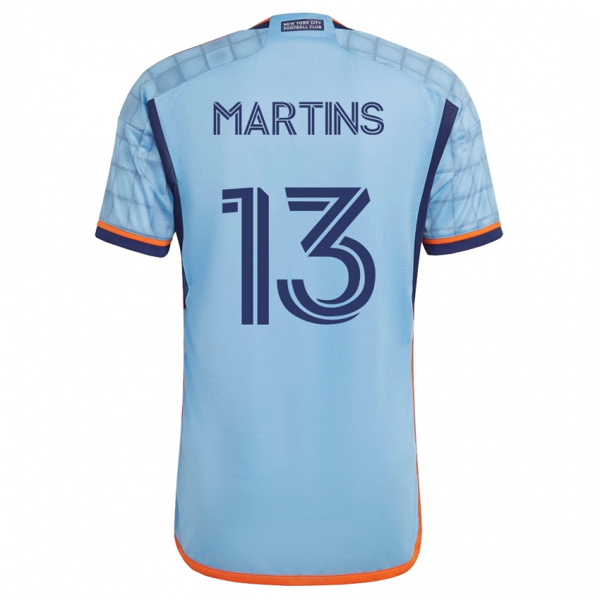 Herren Thiago Martins #13 Blau Heimtrikot Trikot 2023/24 T-Shirt Belgien