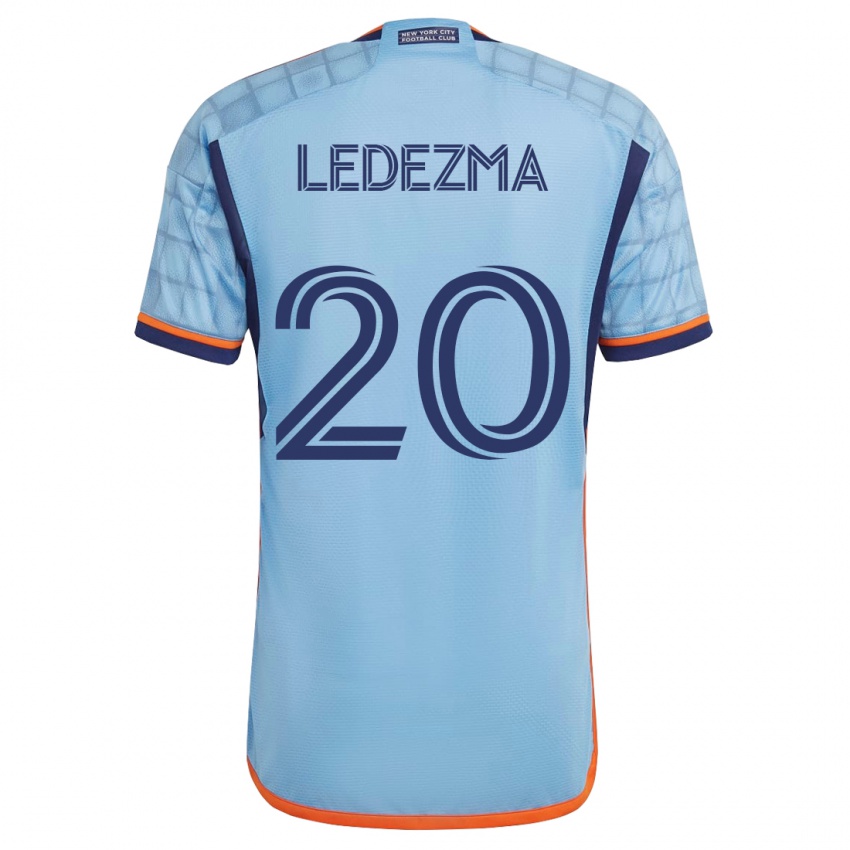 Herren Richard Ledezma #20 Blau Heimtrikot Trikot 2023/24 T-Shirt Belgien