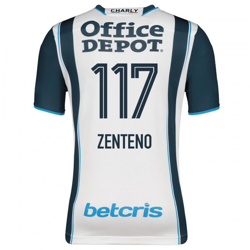Herren Gustavo Zenteno #117 Marine Heimtrikot Trikot 2023/24 T-Shirt Belgien