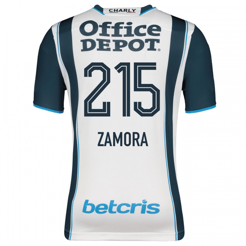 Herren Yahir Zamora #215 Marine Heimtrikot Trikot 2023/24 T-Shirt Belgien