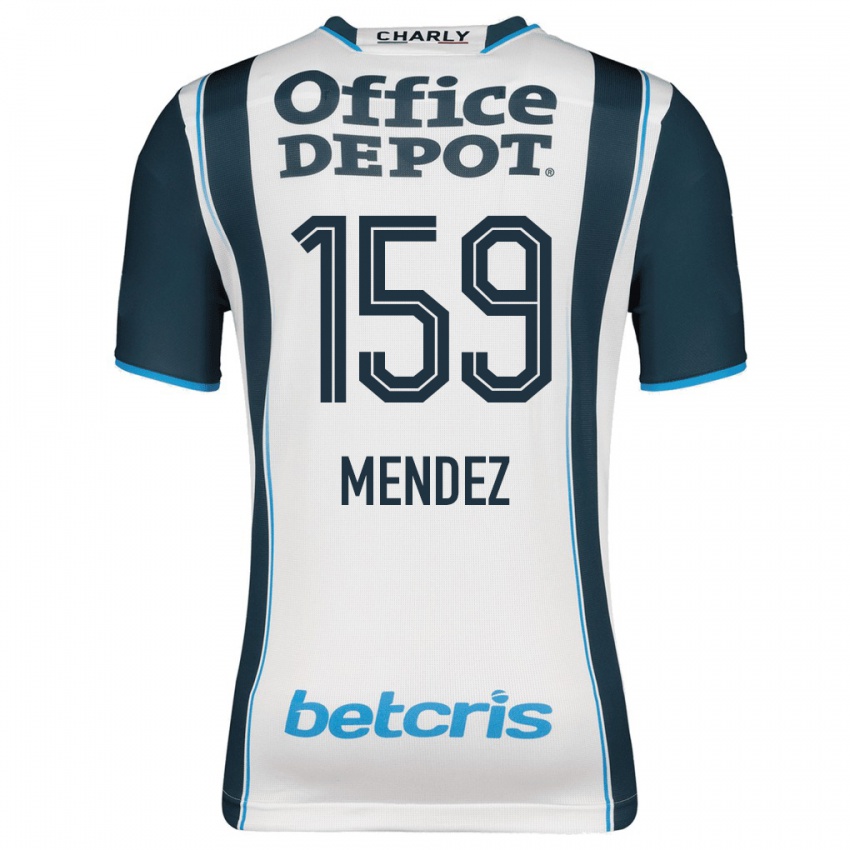 Herren Daniel Méndez #159 Marine Heimtrikot Trikot 2023/24 T-Shirt Belgien