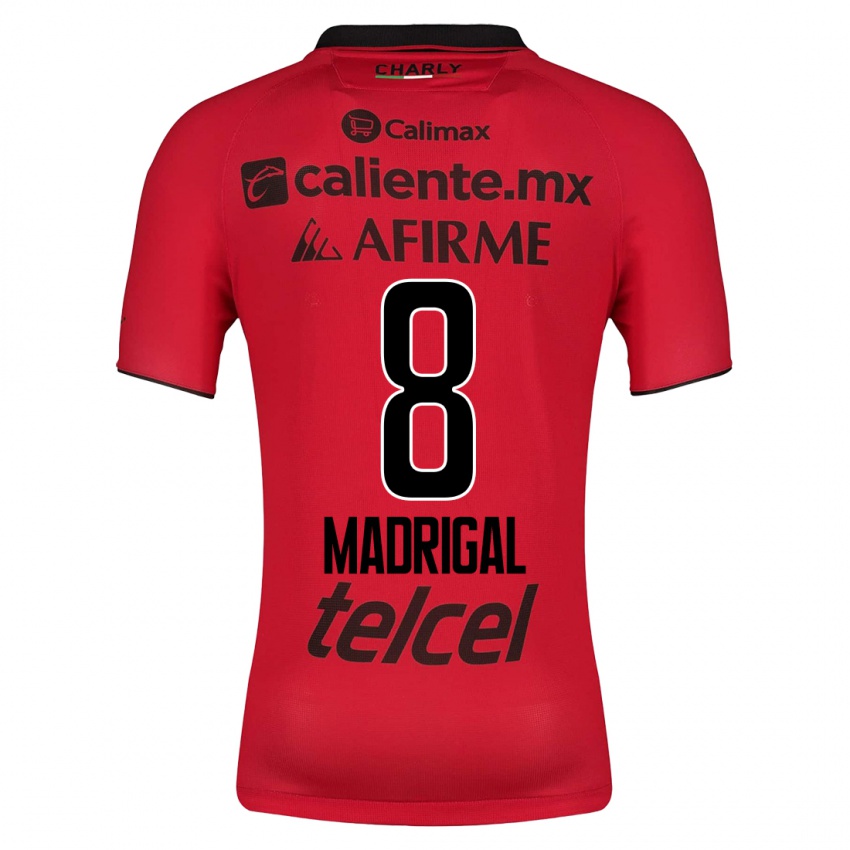 Herren Fernando Madrigal #8 Rot Heimtrikot Trikot 2023/24 T-Shirt Belgien