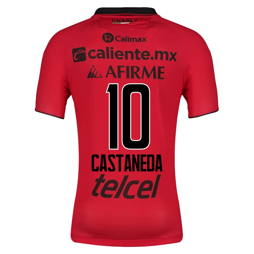 Herren Kevin Castañeda #10 Rot Heimtrikot Trikot 2023/24 T-Shirt Belgien