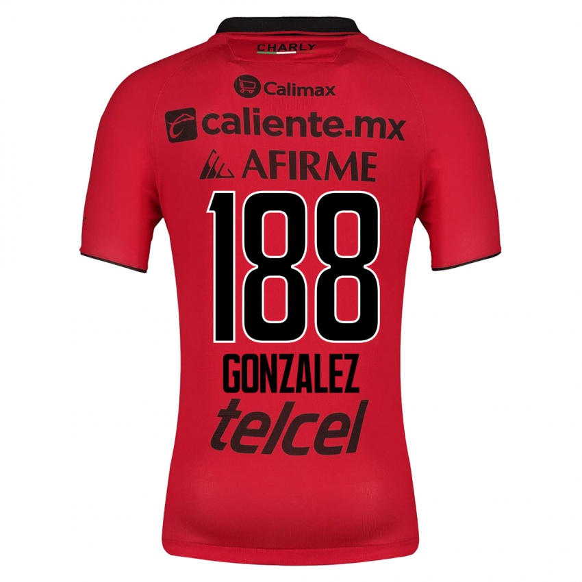 Heren Jorge González #188 Rood Thuisshirt Thuistenue 2023/24 T-Shirt België