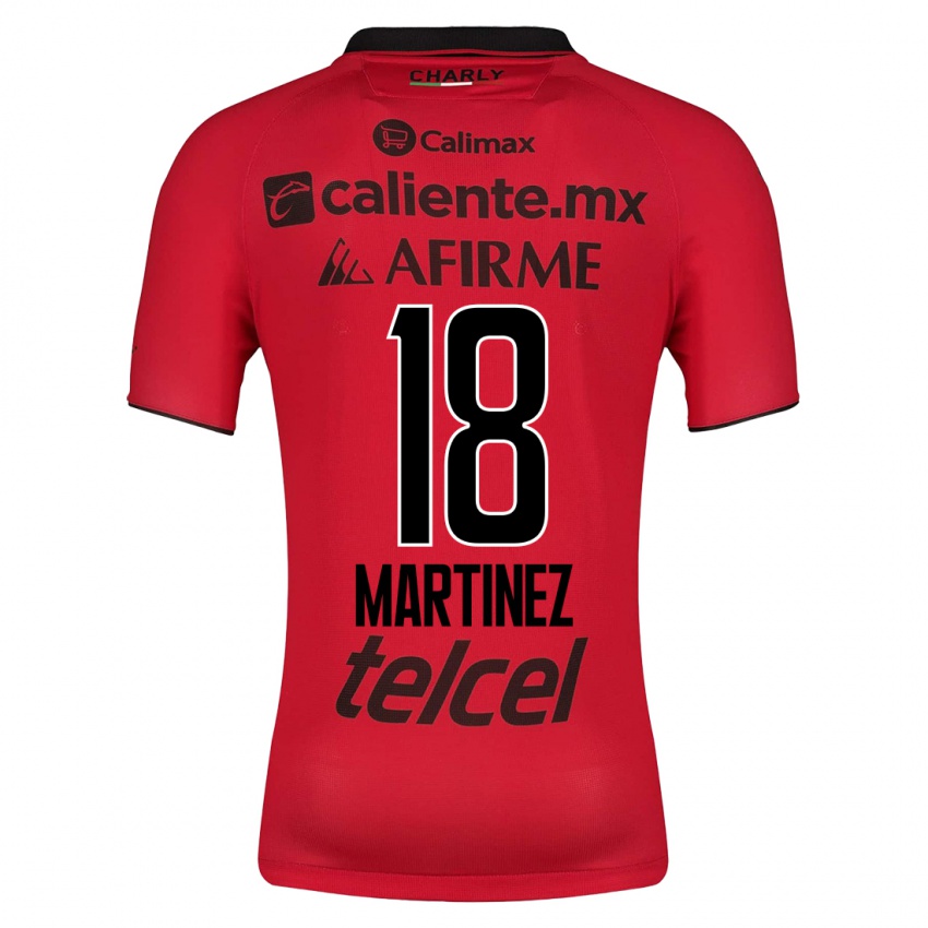 Herren Natividad Martínez #18 Rot Heimtrikot Trikot 2023/24 T-Shirt Belgien