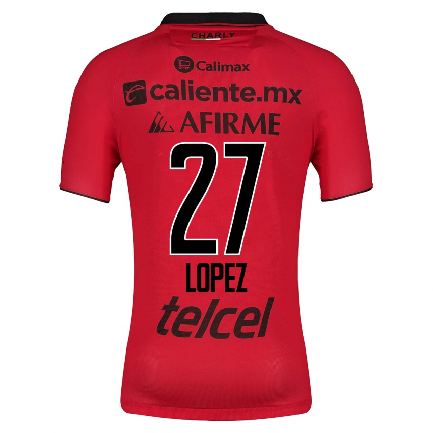 Herren Victoria Lopez #27 Rot Heimtrikot Trikot 2023/24 T-Shirt Belgien