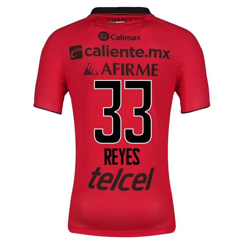 Heren Jazmín Reyes #33 Rood Thuisshirt Thuistenue 2023/24 T-Shirt België