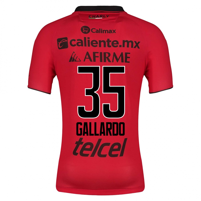 Herren Gloriaisabel Gallardo #35 Rot Heimtrikot Trikot 2023/24 T-Shirt Belgien