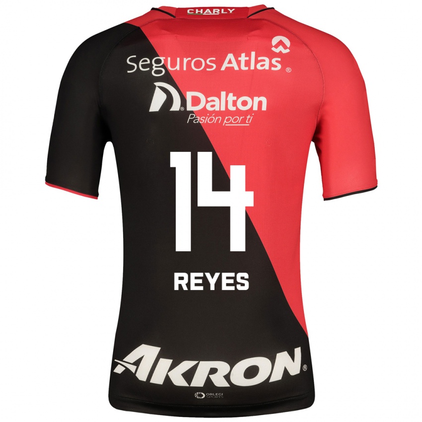 Herren Luis Reyes #14 Schwarz Heimtrikot Trikot 2023/24 T-Shirt Belgien