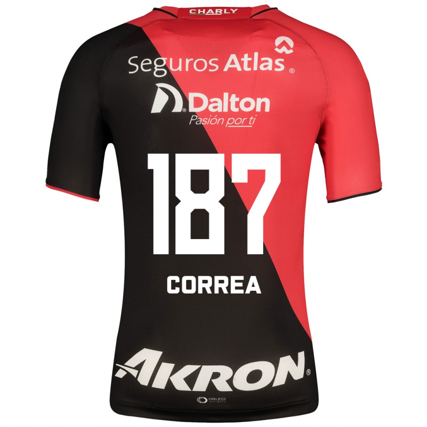 Herren Leonardo Correa #187 Schwarz Heimtrikot Trikot 2023/24 T-Shirt Belgien