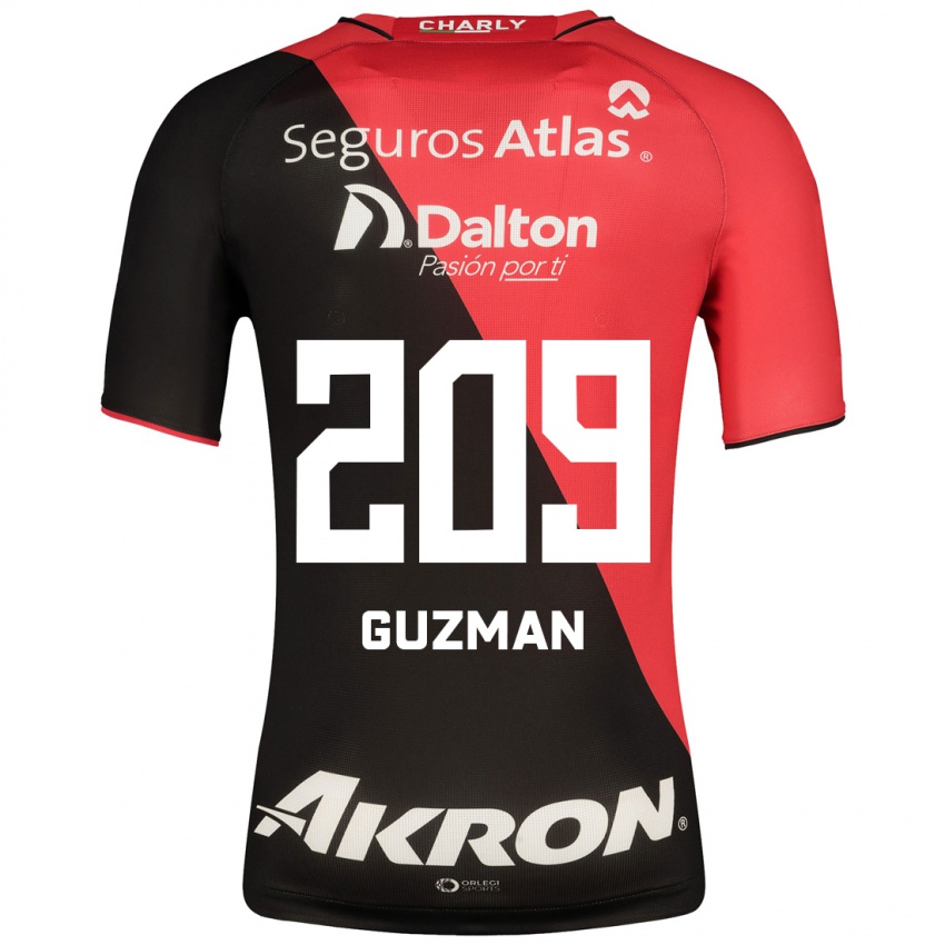 Herren Jorge Guzmán #209 Schwarz Heimtrikot Trikot 2023/24 T-Shirt Belgien