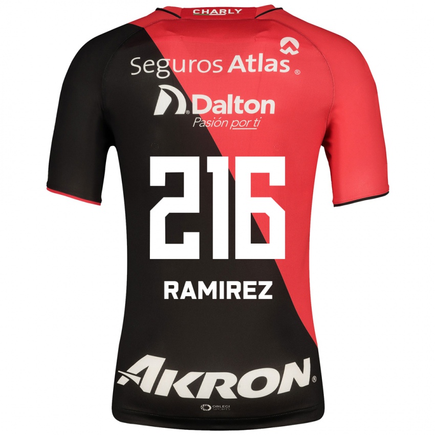 Herren Paulo Ramírez #216 Schwarz Heimtrikot Trikot 2023/24 T-Shirt Belgien