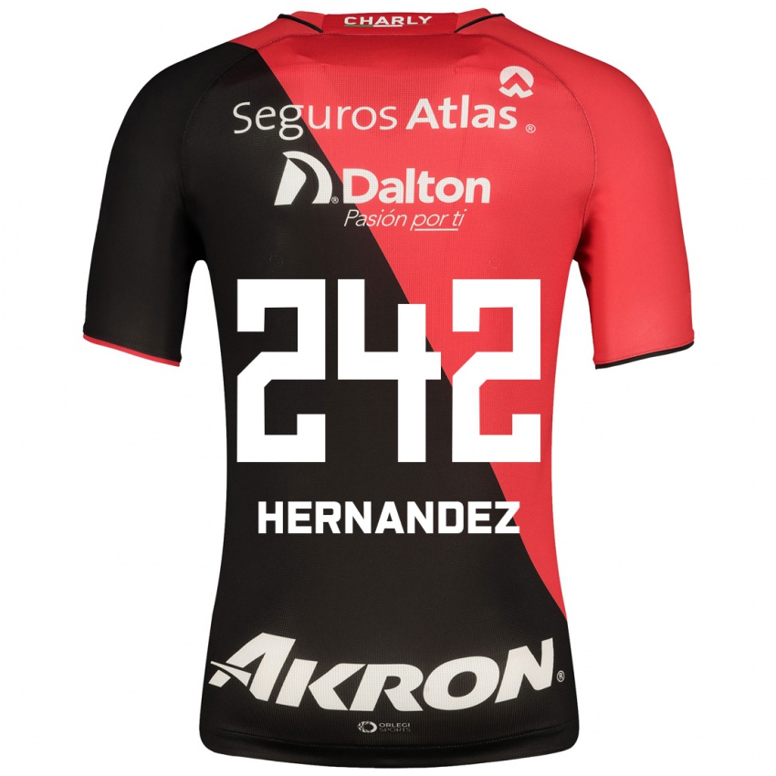 Herren Miguel Hernández #242 Schwarz Heimtrikot Trikot 2023/24 T-Shirt Belgien