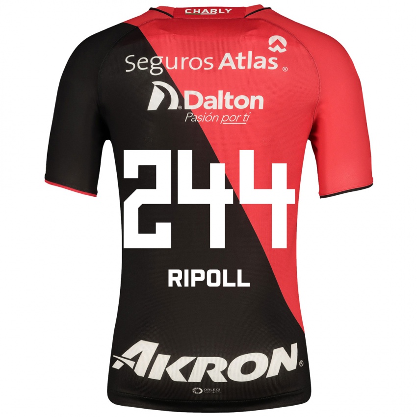 Herren Alonso Ripoll #244 Schwarz Heimtrikot Trikot 2023/24 T-Shirt Belgien