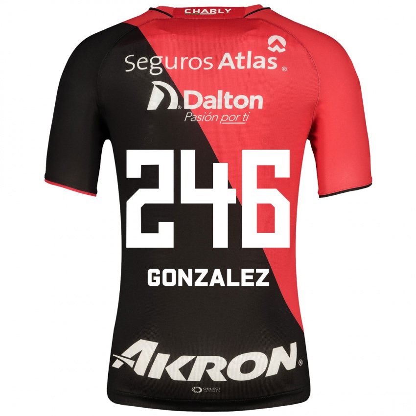 Herren Juan González #246 Schwarz Heimtrikot Trikot 2023/24 T-Shirt Belgien