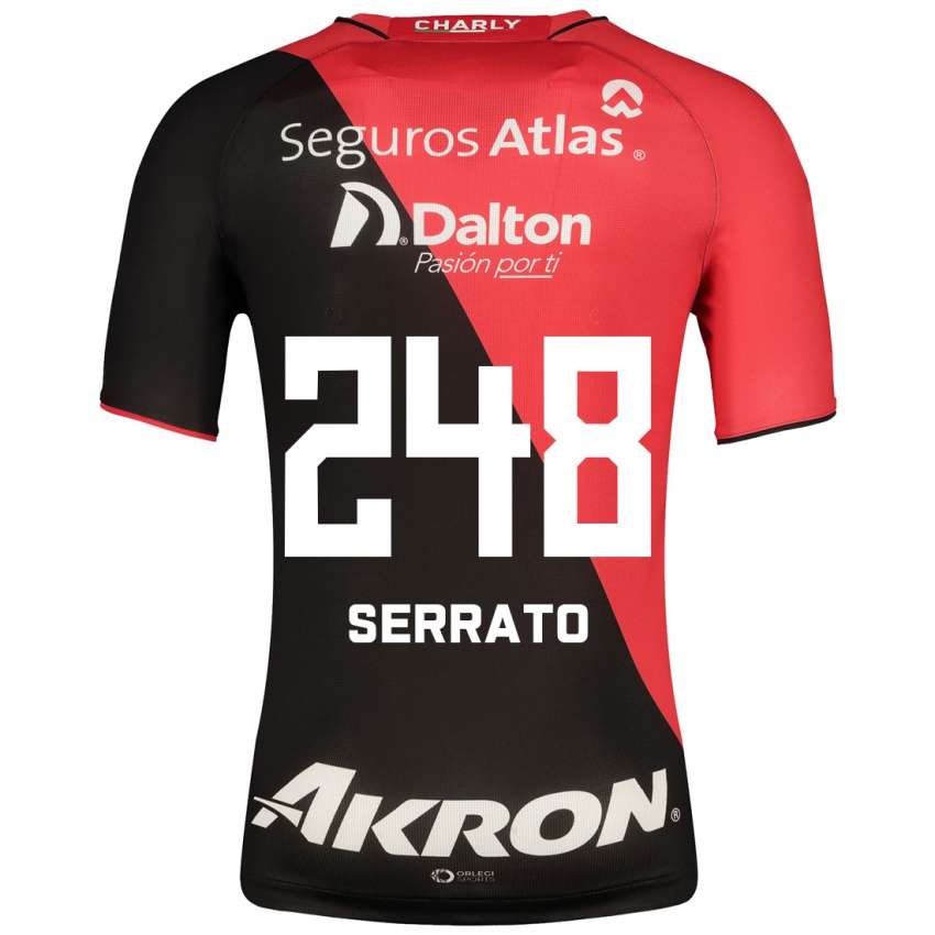 Herren Jesús Serrato #248 Schwarz Heimtrikot Trikot 2023/24 T-Shirt Belgien