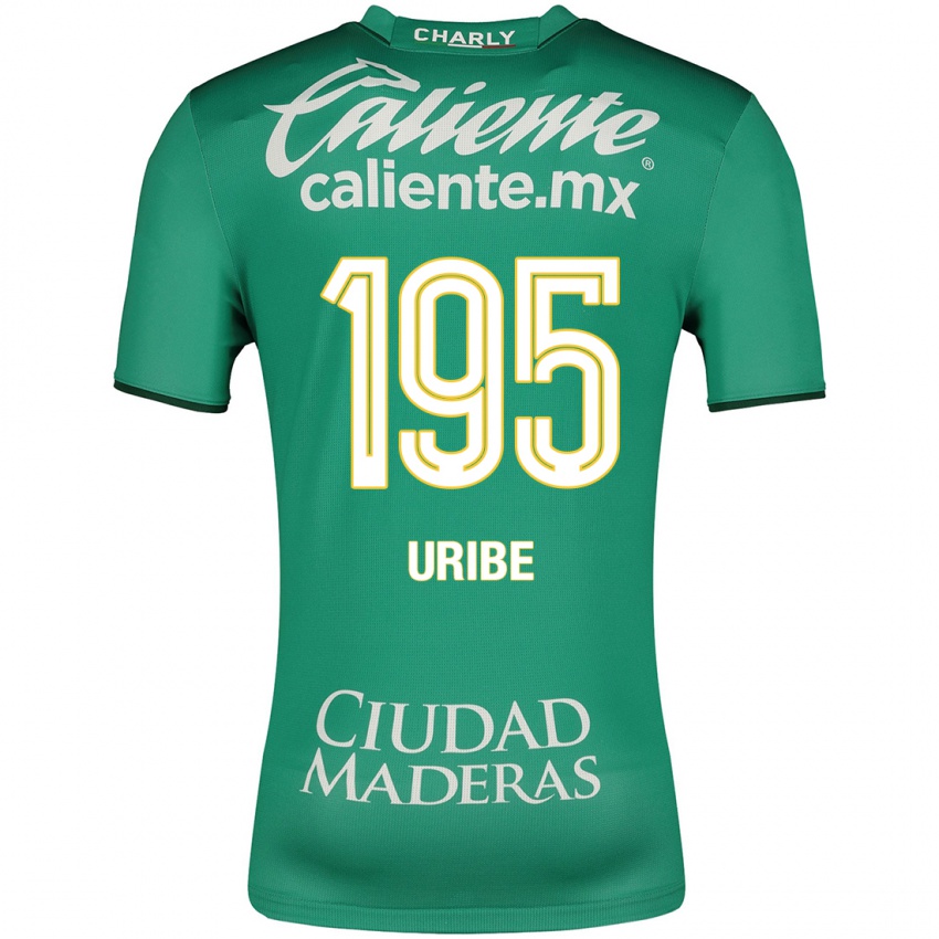 Heren Héctor Uribe #195 Groente Thuisshirt Thuistenue 2023/24 T-Shirt België