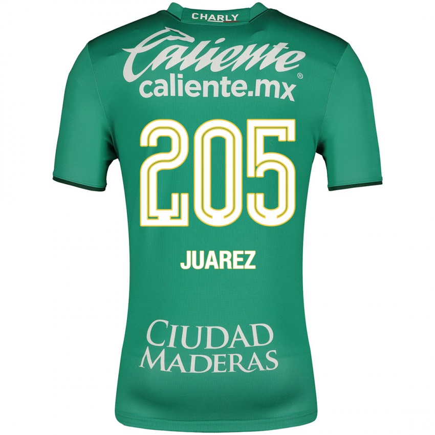 Heren Moisés Juárez #205 Groente Thuisshirt Thuistenue 2023/24 T-Shirt België