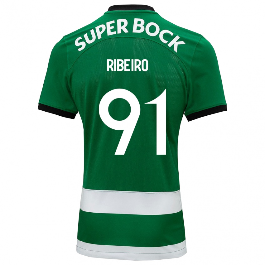 Herren Rodrigo Ribeiro #91 Grün Heimtrikot Trikot 2023/24 T-Shirt Belgien