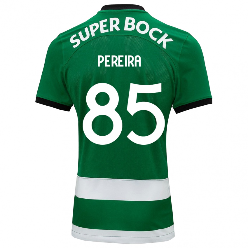 Herren João Pereira #85 Grün Heimtrikot Trikot 2023/24 T-Shirt Belgien