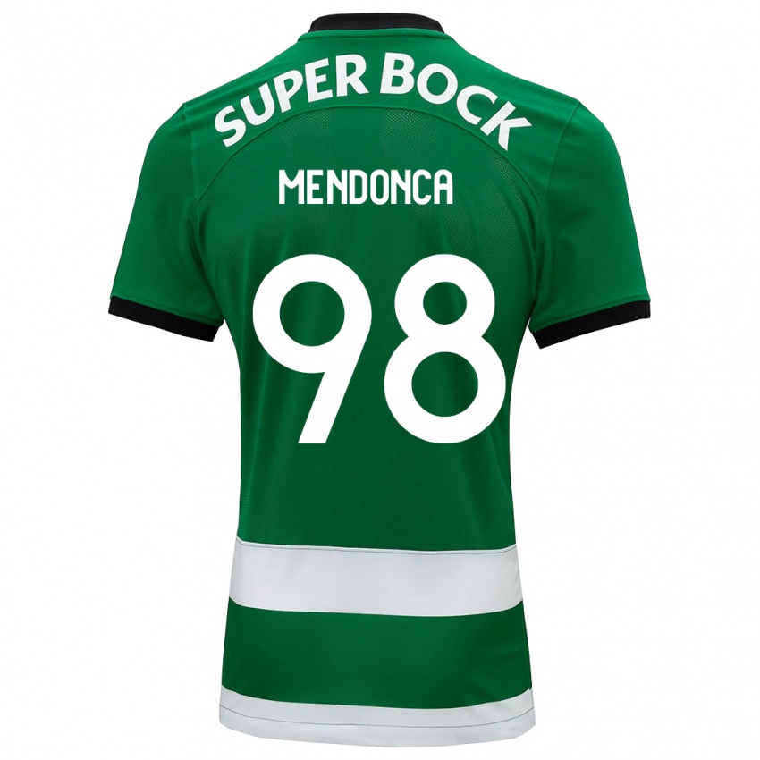 Herren Manuel Mendonça #98 Grün Heimtrikot Trikot 2023/24 T-Shirt Belgien