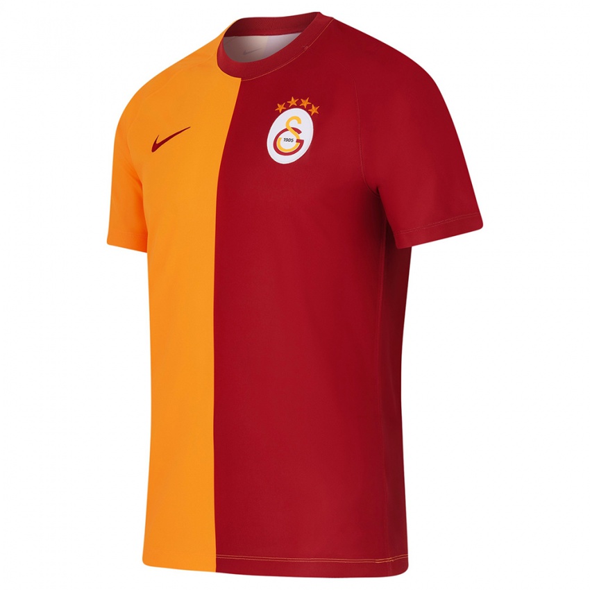Herren Mauro Icardi #9 Orangefarben Heimtrikot Trikot 2023/24 T-Shirt Belgien