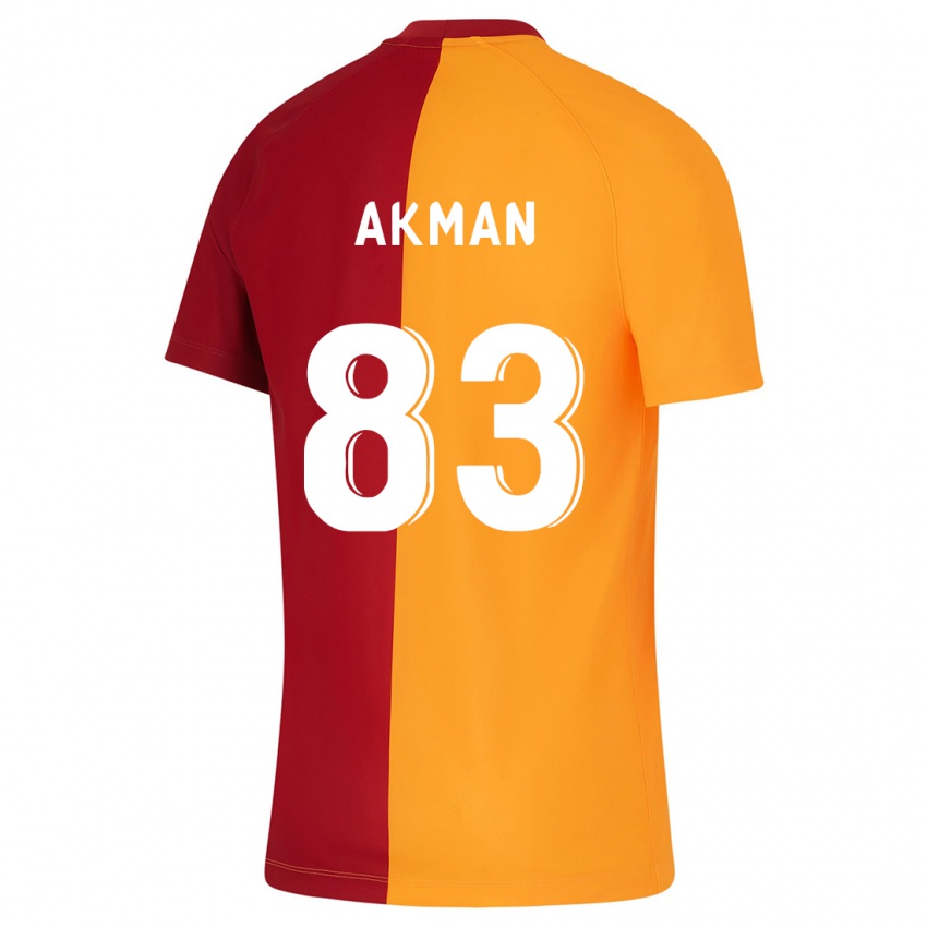 Herren Efe Akman #83 Orangefarben Heimtrikot Trikot 2023/24 T-Shirt Belgien