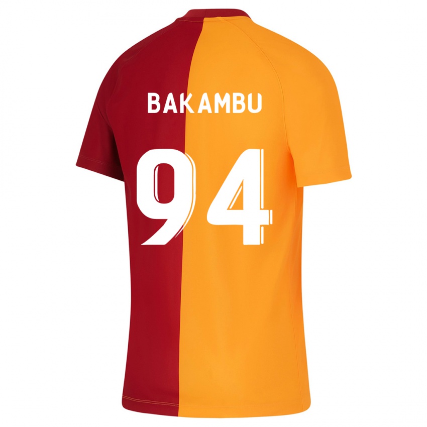 Herren Cedric Bakambu #94 Orangefarben Heimtrikot Trikot 2023/24 T-Shirt Belgien