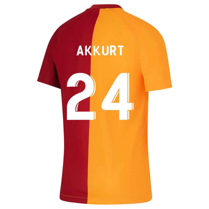 Herren Arzu Akkurt #24 Orangefarben Heimtrikot Trikot 2023/24 T-Shirt Belgien