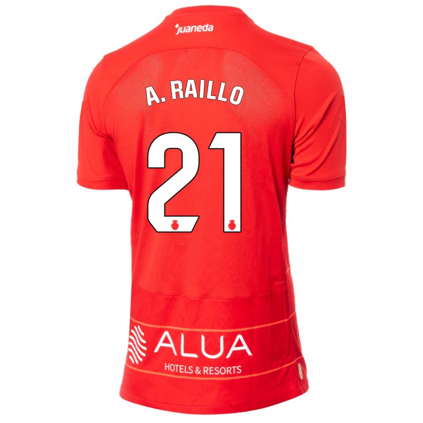 Herren Antonio Raíllo #21 Rot Heimtrikot Trikot 2023/24 T-Shirt Belgien