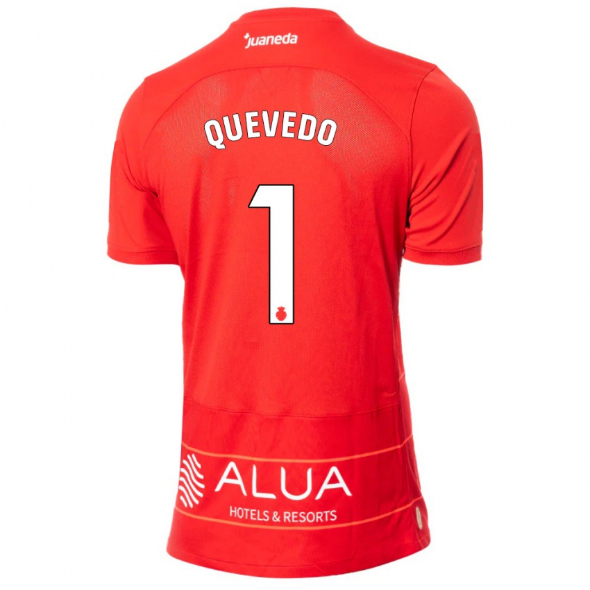 Herren Alex Quevedo #1 Rot Heimtrikot Trikot 2023/24 T-Shirt Belgien
