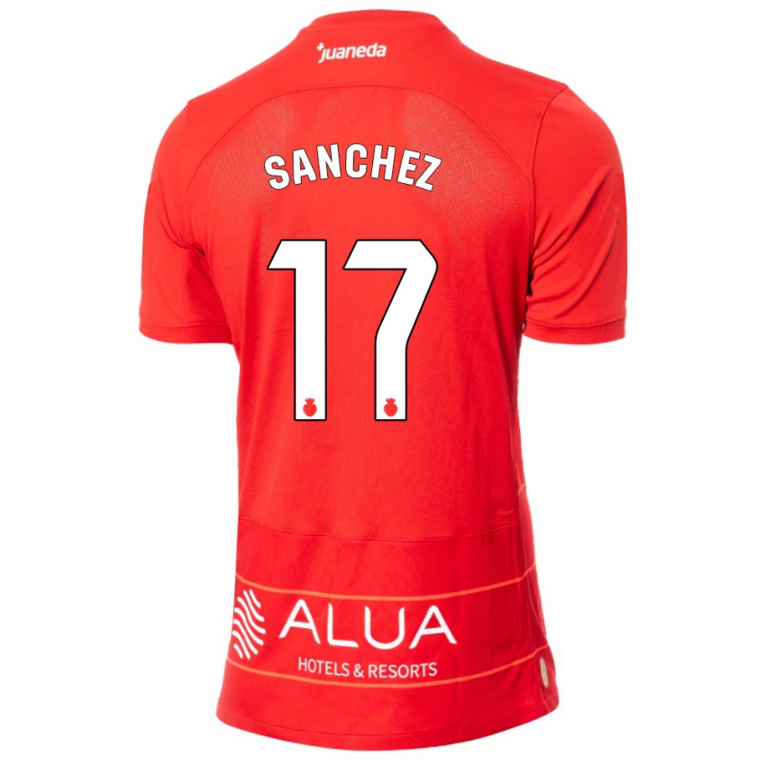 Herren Avelino Sánchez #17 Rot Heimtrikot Trikot 2023/24 T-Shirt Belgien