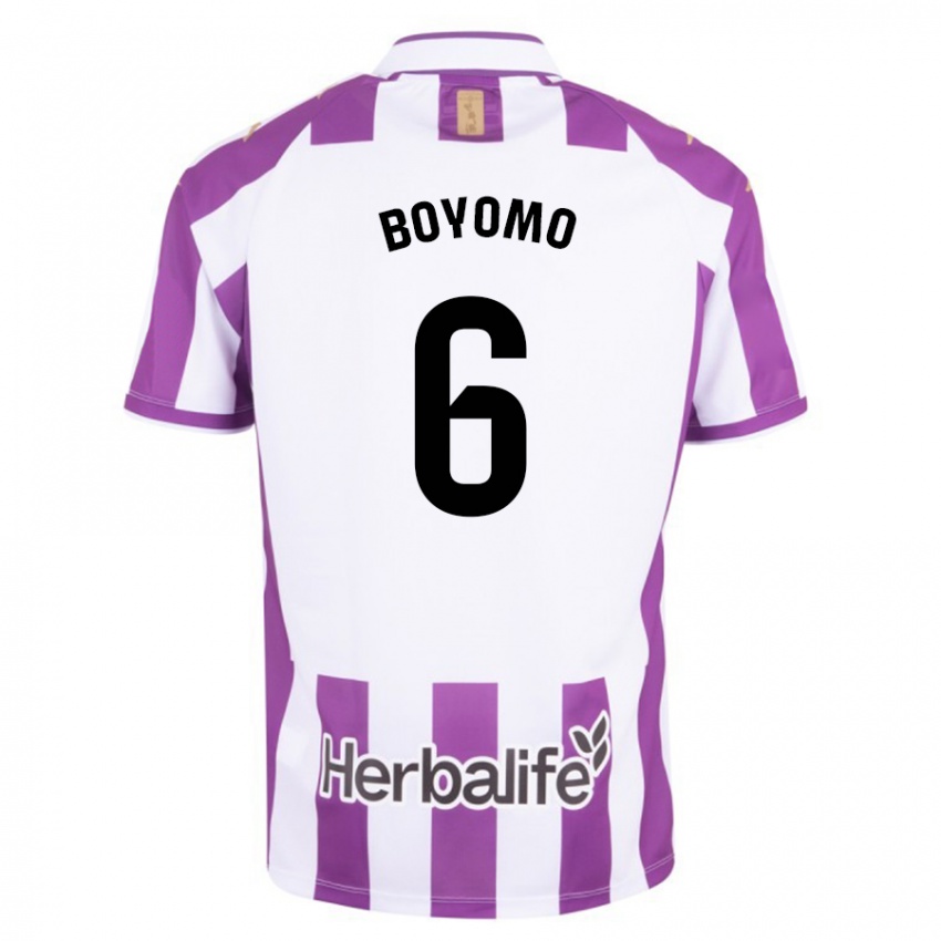Herren Enzo Boyomo #6 Lila Heimtrikot Trikot 2023/24 T-Shirt Belgien