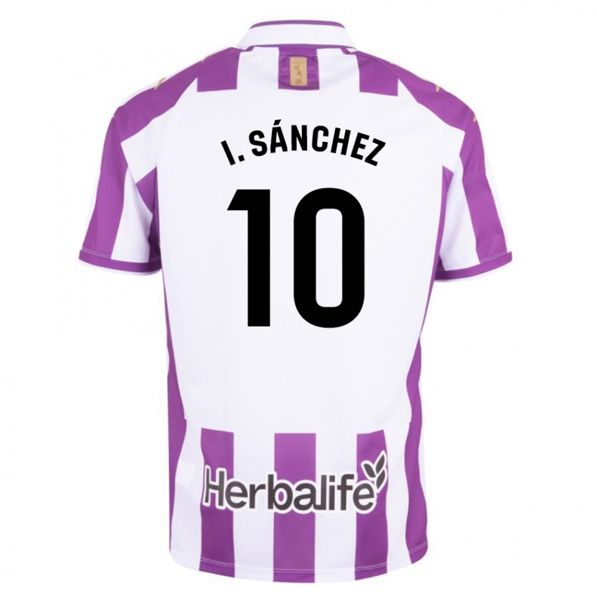 Herren Iván Sánchez #10 Lila Heimtrikot Trikot 2023/24 T-Shirt Belgien