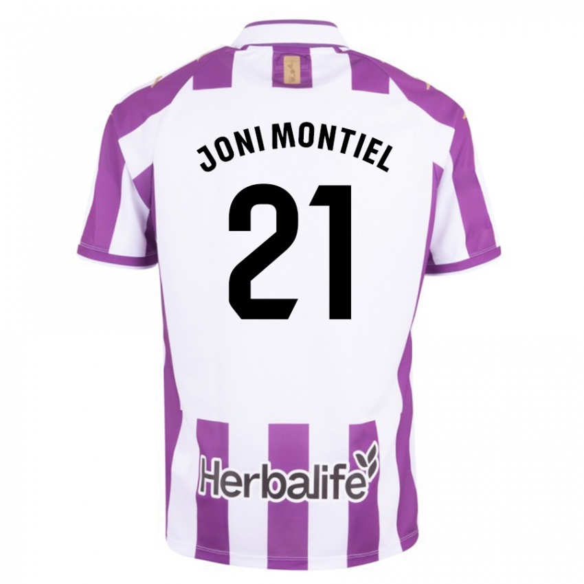 Herren Joni Montiel #21 Lila Heimtrikot Trikot 2023/24 T-Shirt Belgien