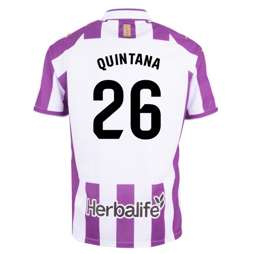 Herren Alberto Quintana #26 Lila Heimtrikot Trikot 2023/24 T-Shirt Belgien